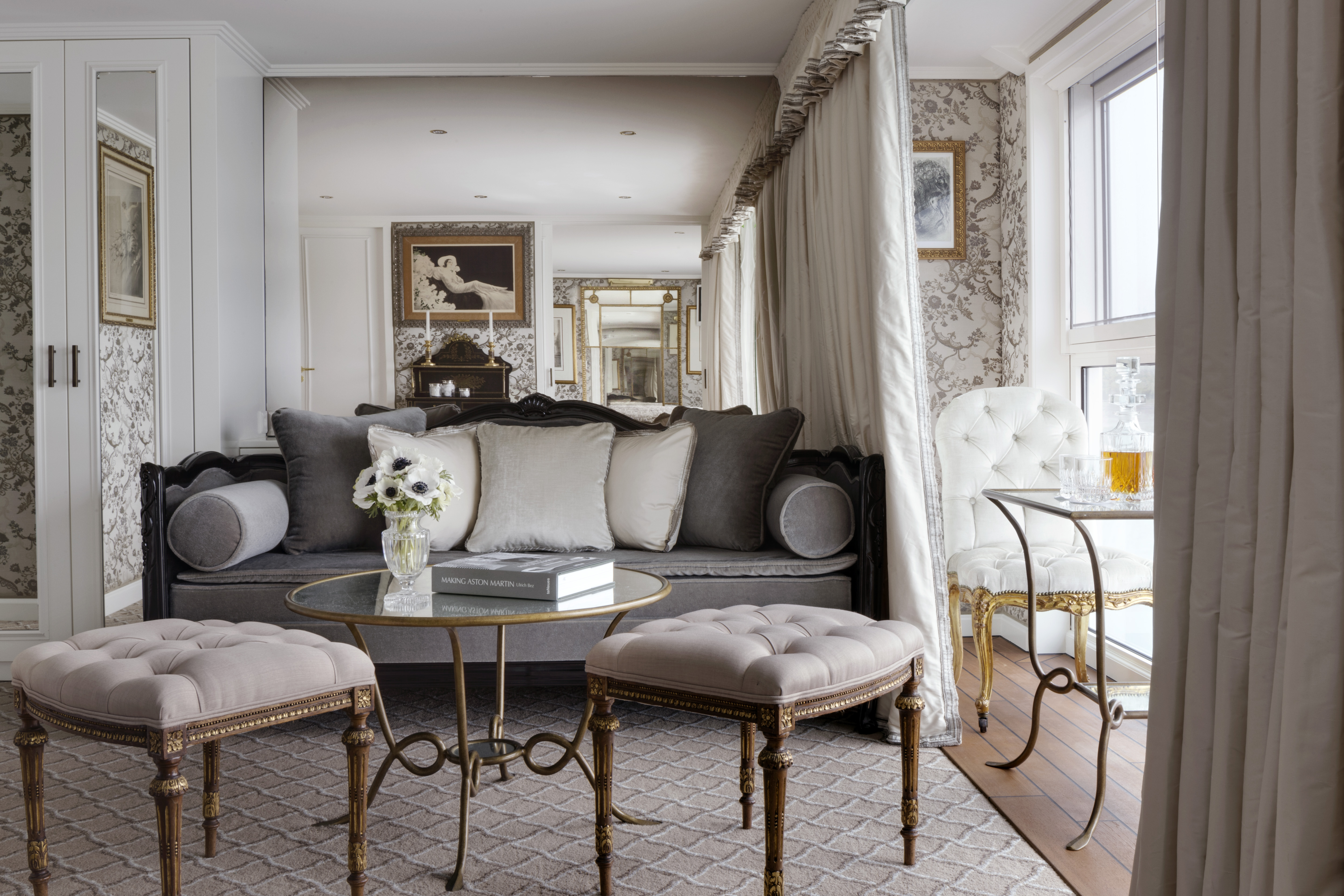 UNIWORLD Boutique River Cruises SS Catherine Accommodaion Royal Suite Living Room.jpg